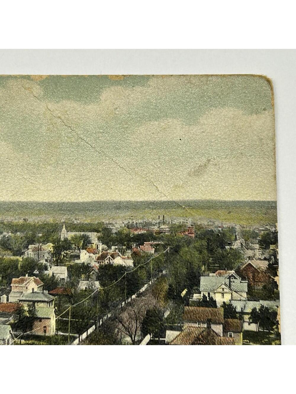 1908 Postcard Iowa Falls IA Ellsworth College Birds Eye View SE Old Main Tower - Picture 11 of 16
